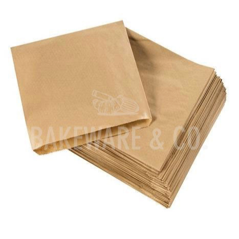 

Flat Bag Brown Kraft Grease Proof - Import Paper