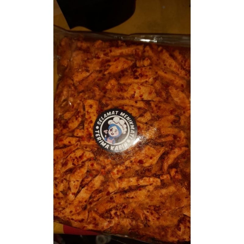 

Basreng viral 500gram bumbu rempah daun jeruk