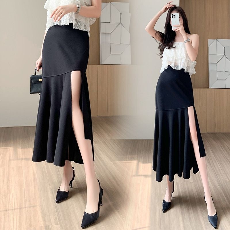 (New) 07 Fashion Wanita Skirt Rok Celana Panjang Jennie Blackpink Korean Bangkok