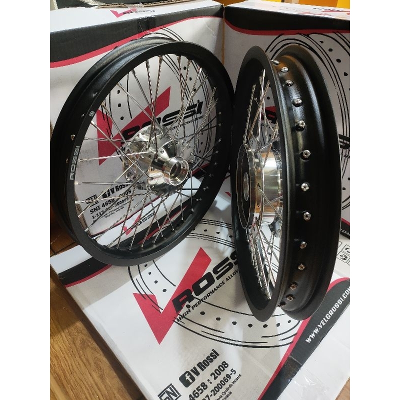 Paketan Velg Set tromol Jari Gl Max  Megapro Primus  Gl Pro - Tromol Jari Velg 140 160 185 215 250 R