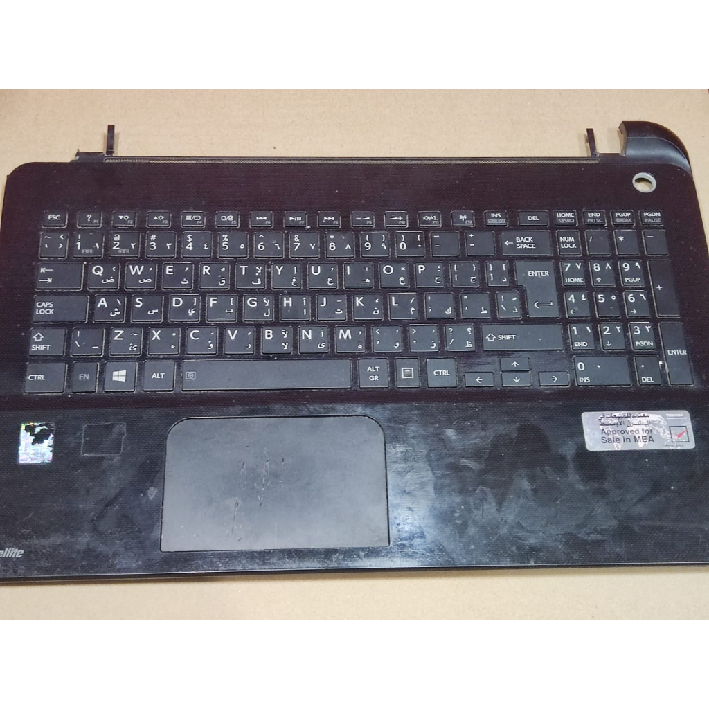 Palmrest Keyboard Touchpad Laptop Toshiba C55
