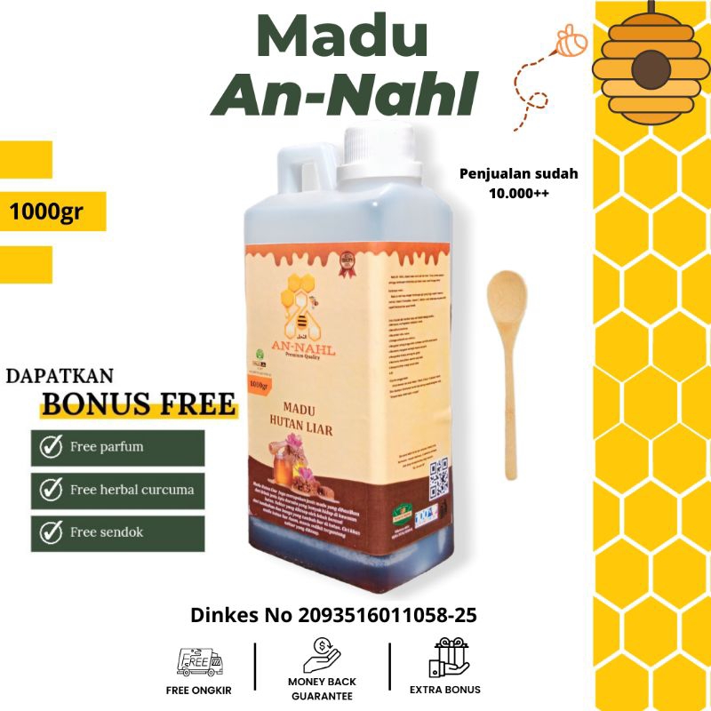 

[TERMURAH]Madu hutan liar premium 1000gr madu asli madu murni madu hutan madu multiflora madu tj madu uray madu baduy