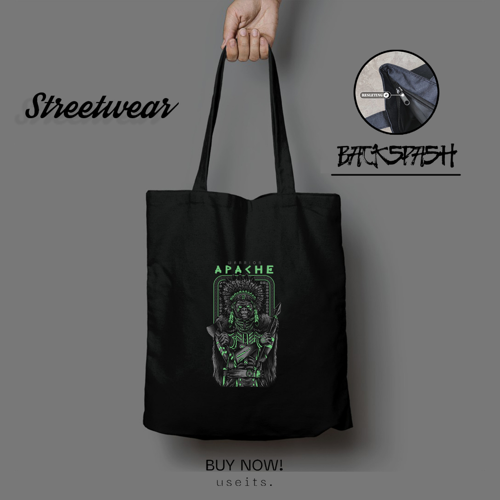 Tas Totebag Streetwear Custom Pria Wanita - STREETWEAR (01)