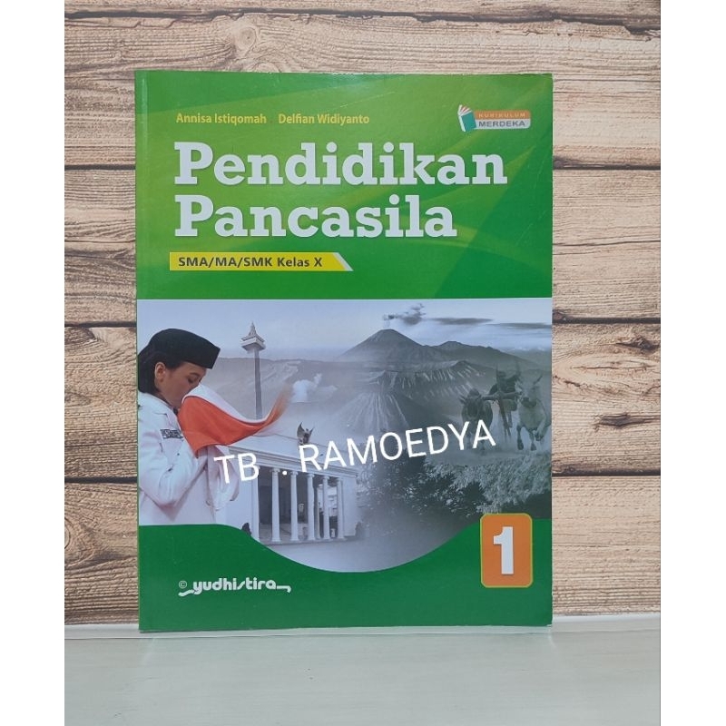 Buku PPKN SMA/MA/SMK kelas X Kurikulum Merdeka Yudhistira