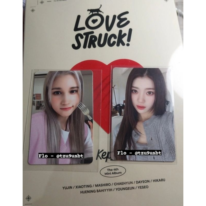 photocard bahiyyih xiaoting chaehyung yeseo kep1er