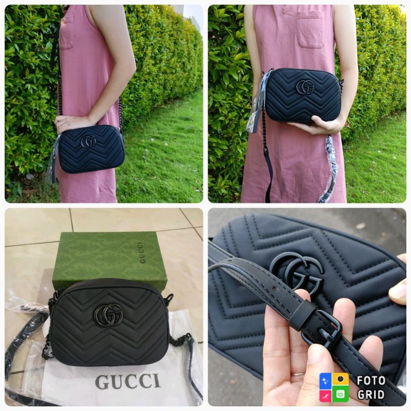 tas fashion Gc camera slingbag free box , tas selempamg