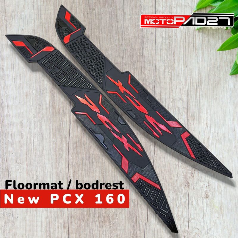 Karpet PCX 160 bordes pijakan kaki new PCX 160 original