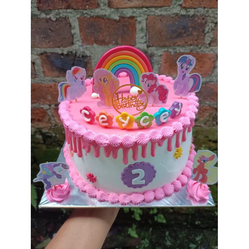 

Little Pony birthday cake by snap cake/kue ulang tahun Sukabumi
