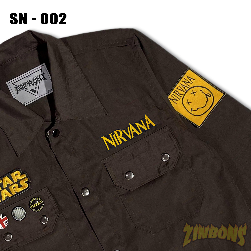 JAKET SEMI PARKA NIRVANA JAKET PRIA TRUCKER SEMI PARKA