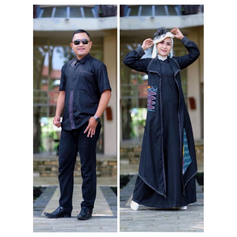 couple gamis dan koko malika by srihanna