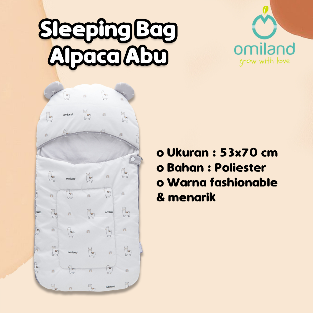 Omiland Sleeping Bag Alpaca Series | Omiland Matras Selimut Alpaca Series