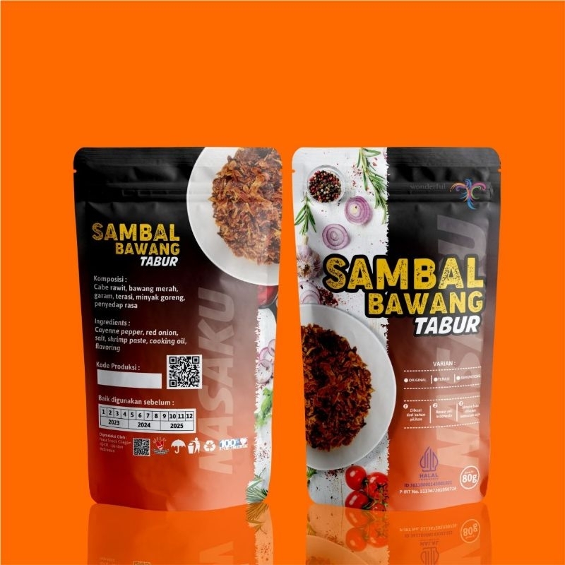 

Sambal Bawang Tabur 3 varian Original,Terasi,Serundeng