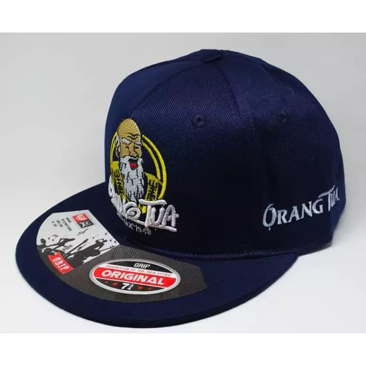 Topi Snapback Distro Topi Pria dan Wanita Logo Orang Tua Bisa Bayar Di Tempat