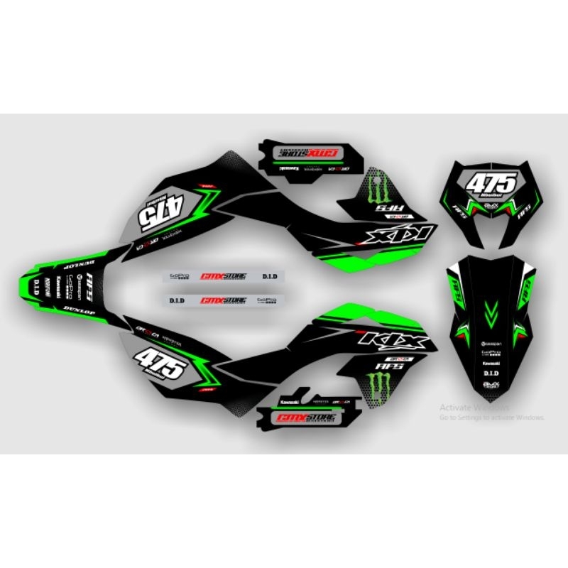 Decal Klx SM 150 Terbaru Klx 150 2024 2023