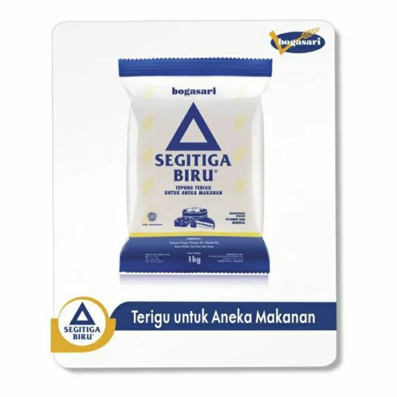 

Tepung terigu segitiga biru 1 kg/500 gr | Tepung segitiga biru 500gr
