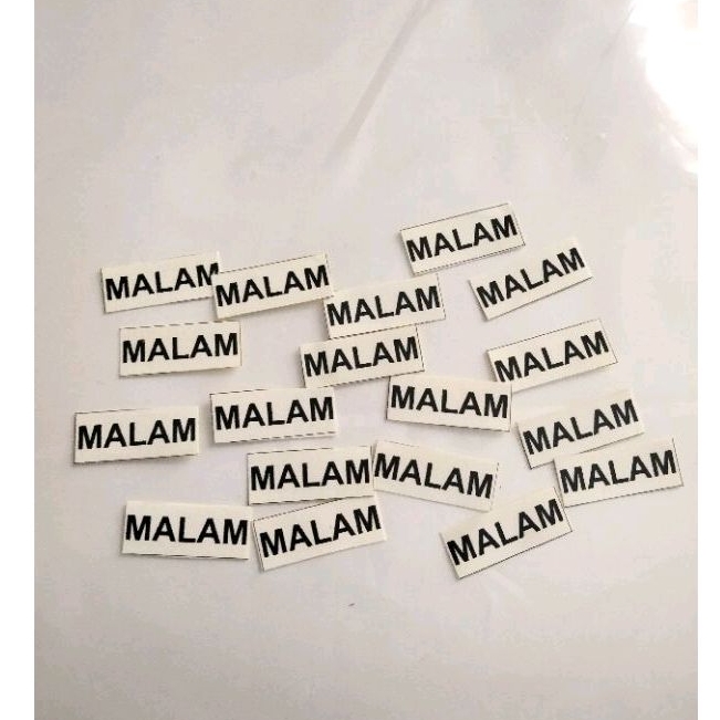 

[SUDAH DI POTONG] STIKER CREAM HN MALAM,SIANG,TONER, SABUN
