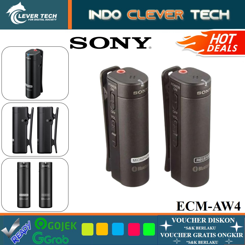 Sony ECM-AW4 Bluetooth Wireless Microphone System