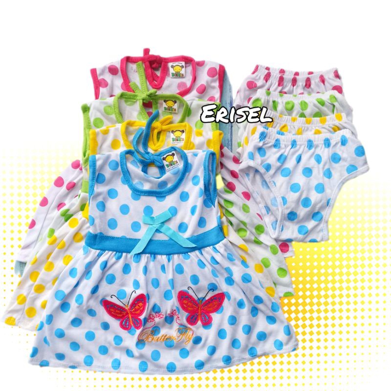 Dress Bayi Perempuan 2-36 Bulan