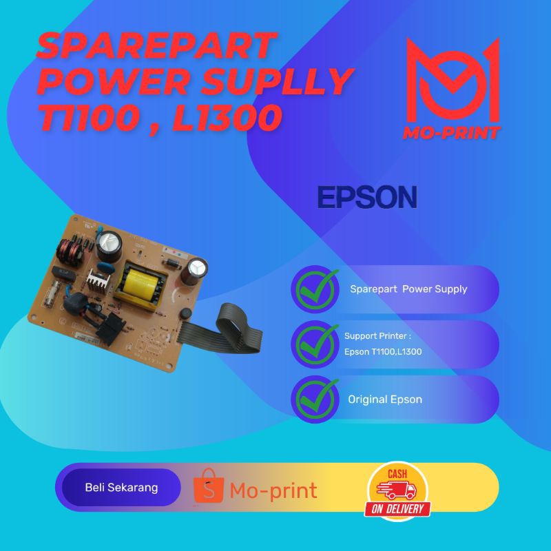 Sparepart Power Supply Printer Epson T1100,L1300