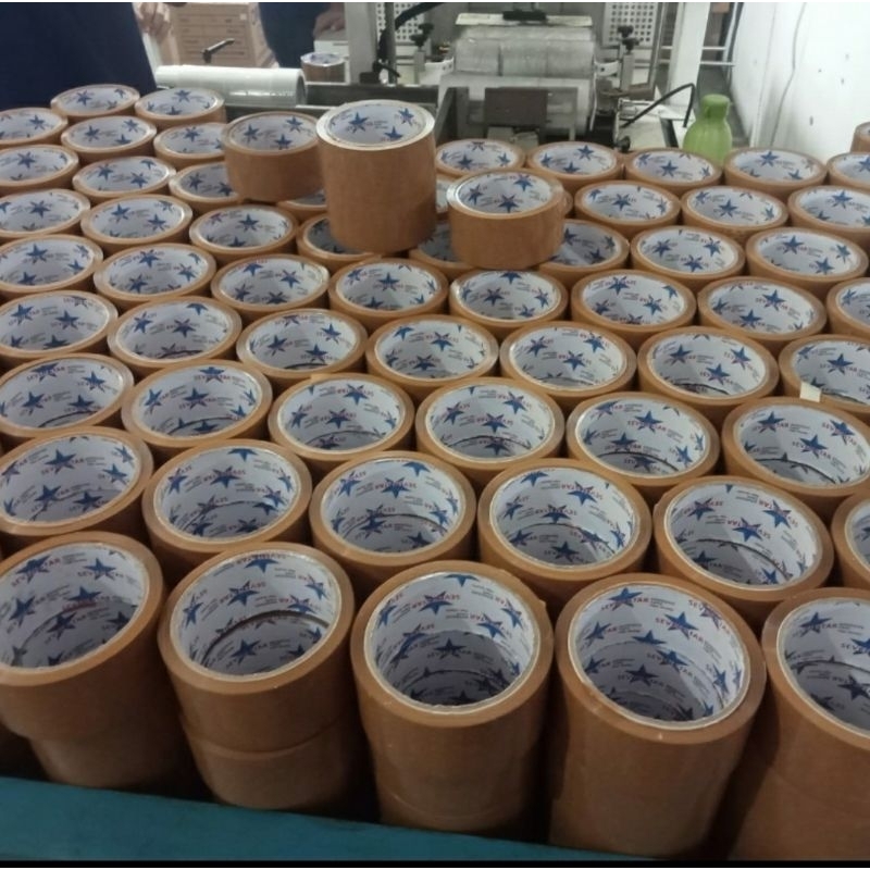 LAKBAN PACKING 100YARD 45MM ISOLASI TAPE BENING 1DOS