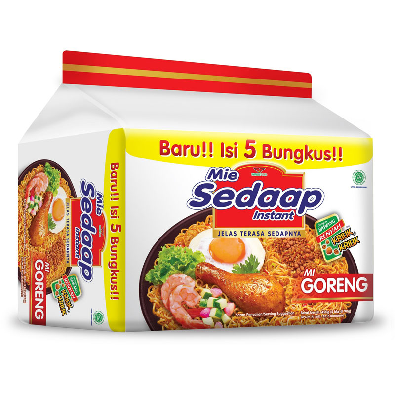 

Sedaap Mie Instant Goreng 5 x 90 g