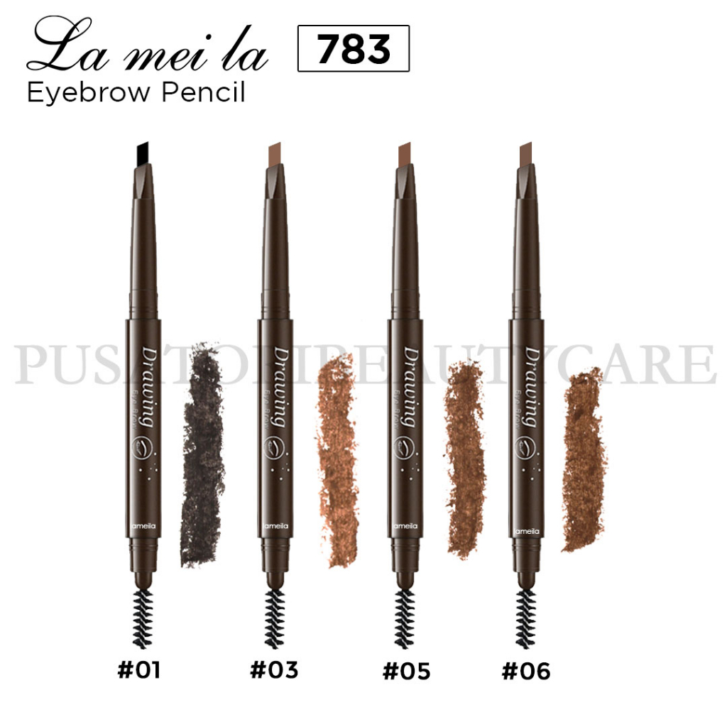 LAMEILA 783 Eyebrow Pencil Waterproof Pinsil Alis Anti Air