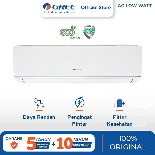 AC Gree GWC-05C3ES 1/2 PK Deluxe Low Watt