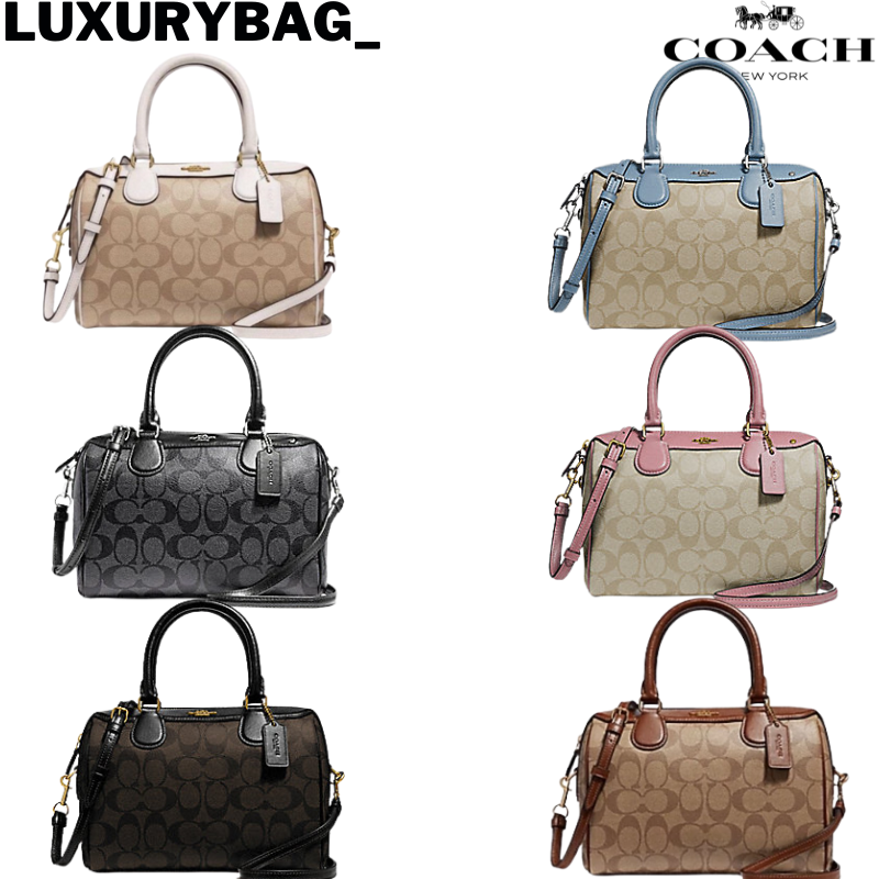 Coach Bennet Signature Satchel Handbag F58312