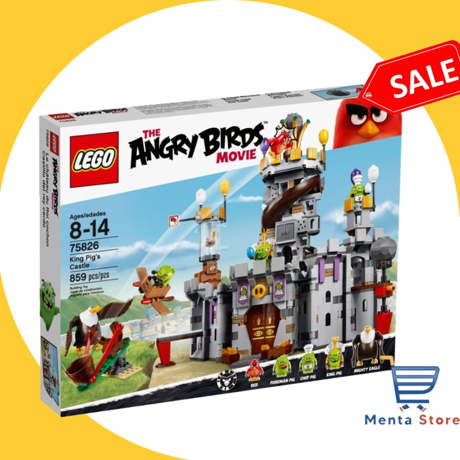LEGO Angry Birds # 75826 King Pig's Castle The Movie Pig Menta Store