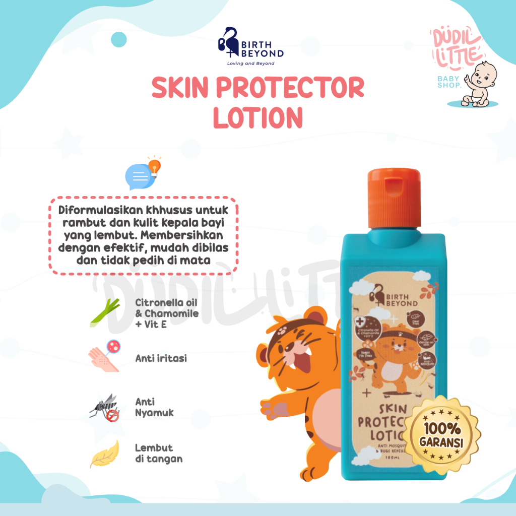Birth Beyond Skin Protector Lotion dengan minyak sereh Anti nyamuk 100 ML