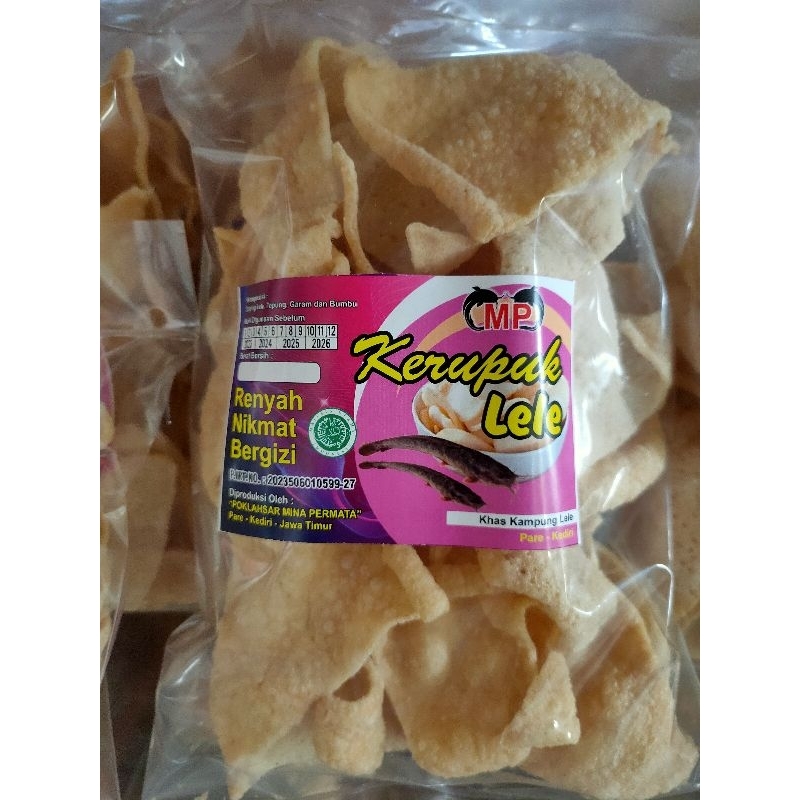 

kerupuk lele camilan krupuk lele 85gram (siap makan)