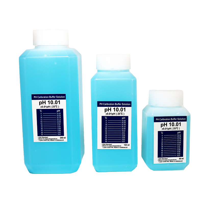 PH Cair  Dalam botol 60 ml calibration solution pH buffer solution larutan ph Buffer