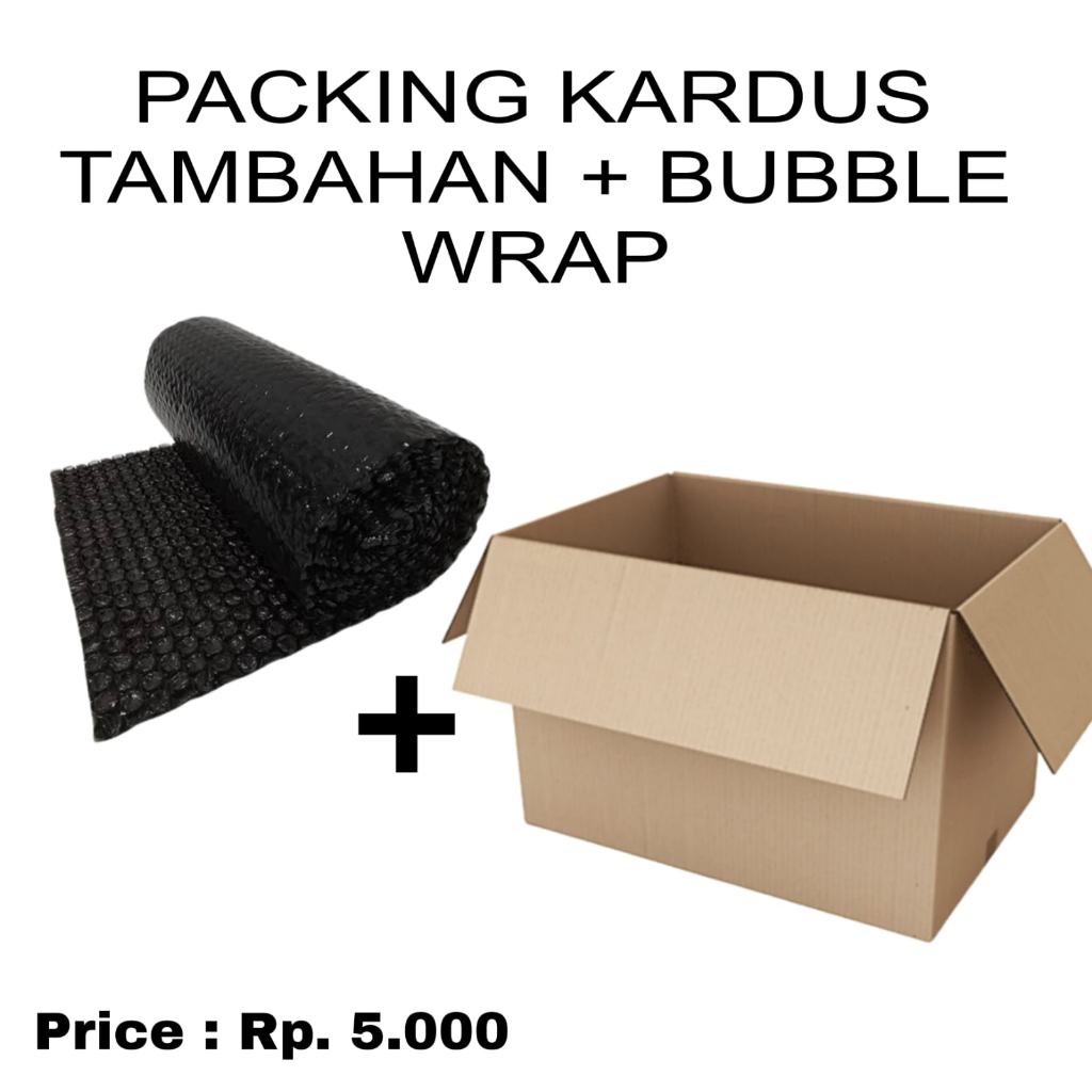 EXTRA TAMBAHAN PACKING BUBBLE WRAP + KARDUS AMAN