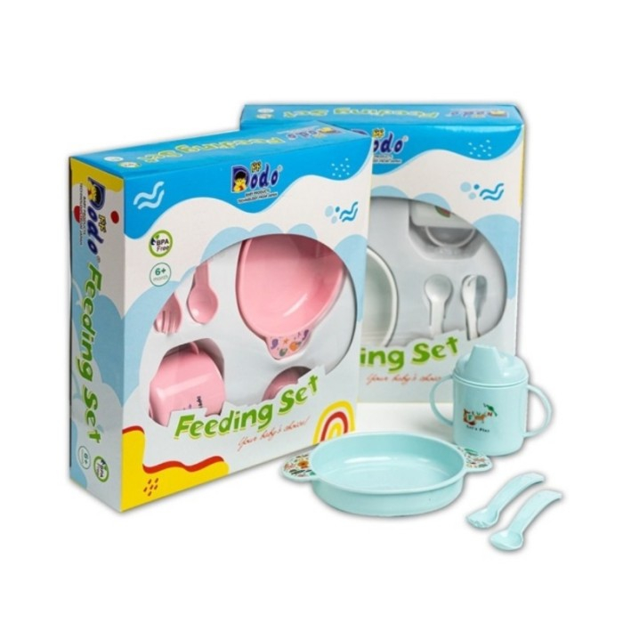 Dodo Feeding Set 6+ / Tempat Makan Bayi BPA Free ( Warna Random )