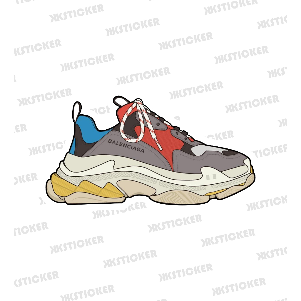 

Sticker Balenciaga | Stiker Vinyl Anti air + Laminasi