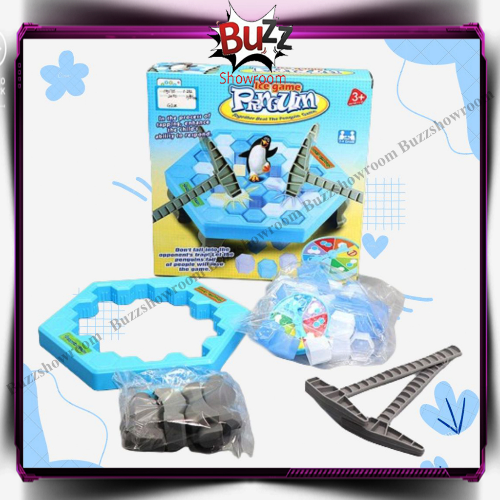 Penguin Trap Ice Breaking Mainan Keluarga Fun Family Time Pinguin