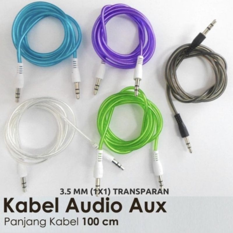 Kabel TebaL Solid Aux 1 in 1/ Jack3.5mm Audio RCA 1 IN 1 Cabel CabeL