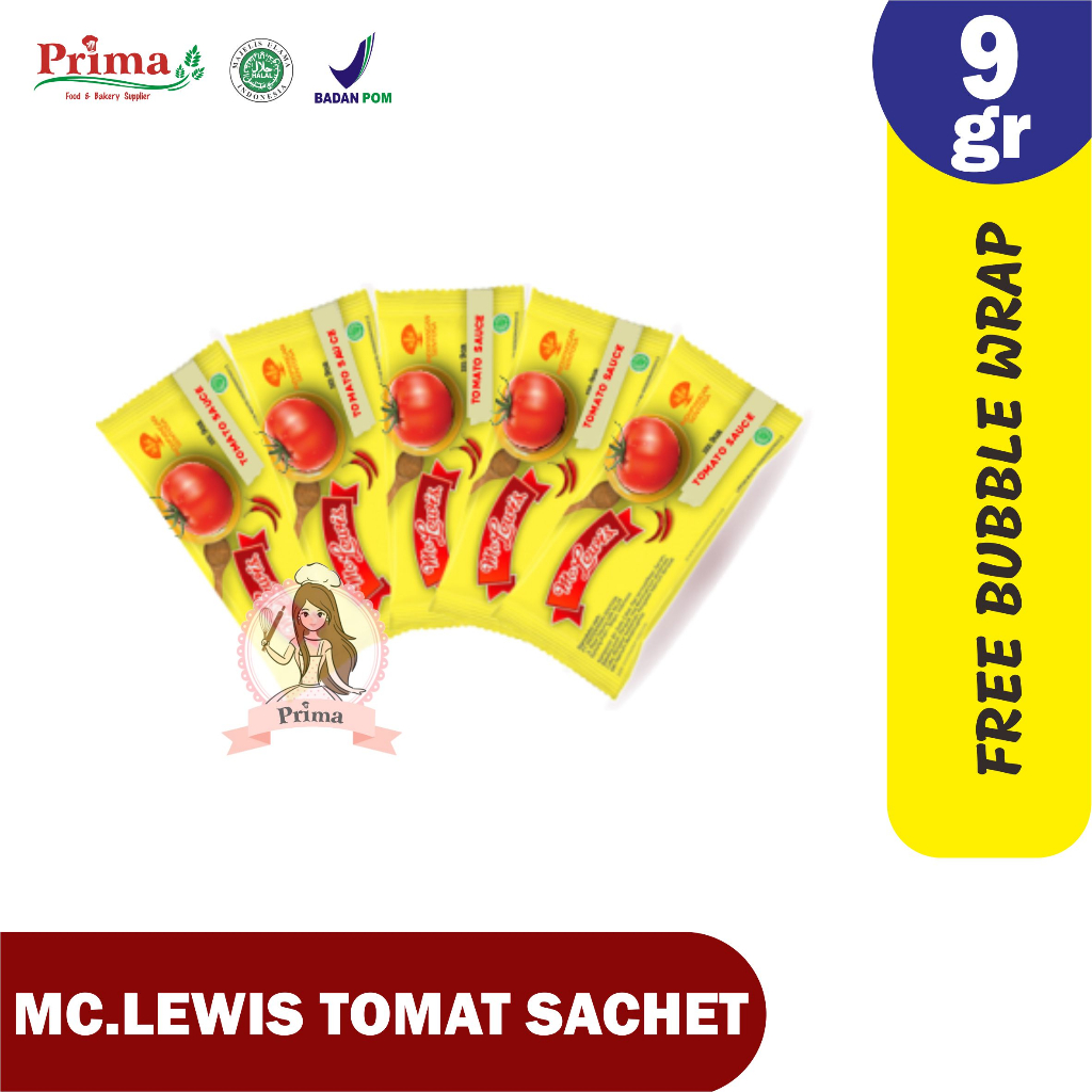 

Saus tomat sachet -- Mc. lewis