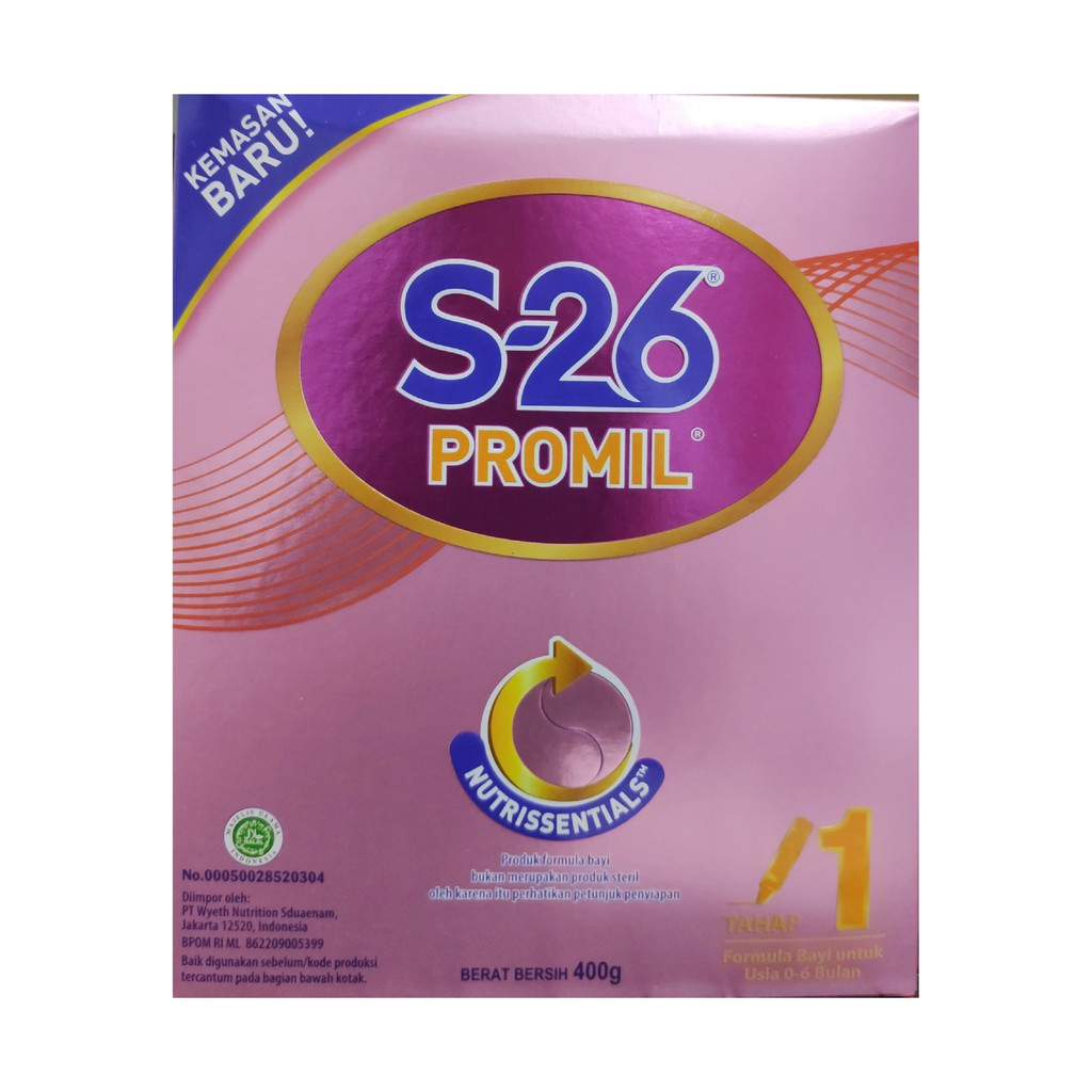 S26 Promil Tahap 1 400 gram Wyeth Nutrition