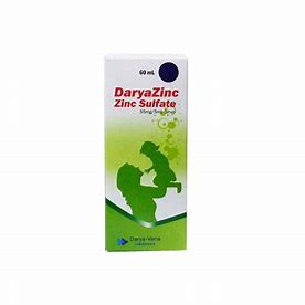 DaryaZinc Drop 15ml - Zinc Sulfate - Daryazinc Sirup 60ml