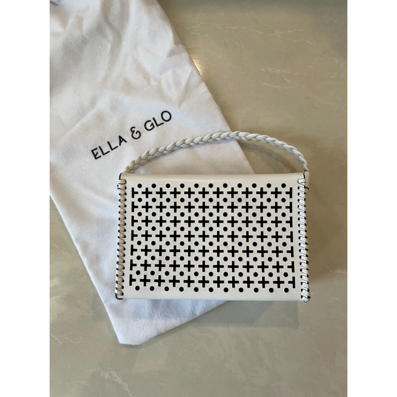 Ella & Glo - Vicky Leather Bag - White