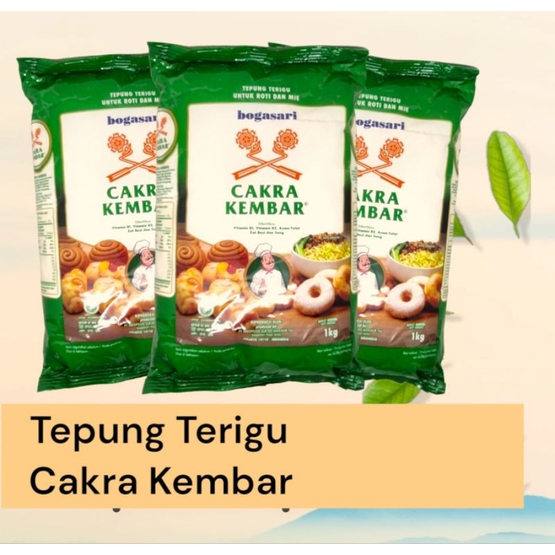 

Tepung Terigu Premium Cakra Kembar kemasan 1 kg