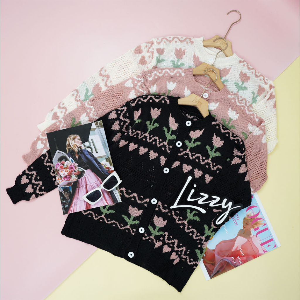 Lizzy - CARDIGAN FLORA PREMIUM