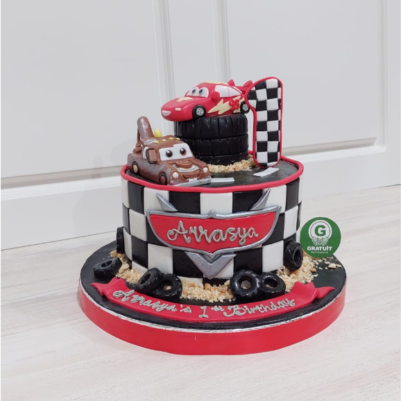 

TEMA CARS UK 15CM / KUE ULANG TAHUN CUSTOME