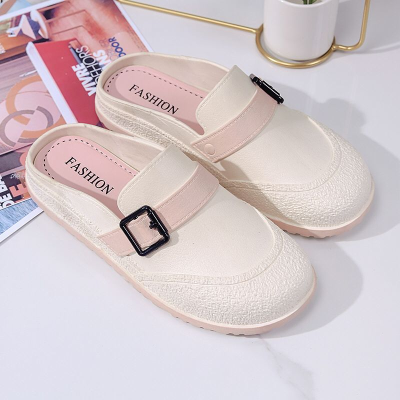 GROSIRTAS TG1745 Sandal Slip On Wanita Import Kait Samping/ Mules Shoes Fashion