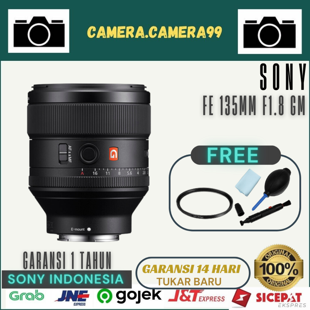 Sony FE 135mm F/1.8 GM - Lensa Sony 35mm f1.8