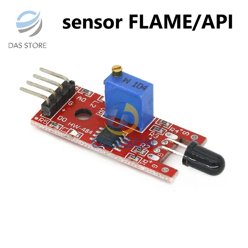 Sensor Api Flame KY-026 KY026 Modul pendeteksi api Arduino