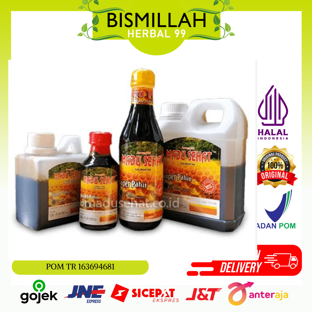 MADU SEHAT MERAH HARUM ARRASYID KALIMANTAN UNTUK DIABETES BATUK DAN KOLESTROL