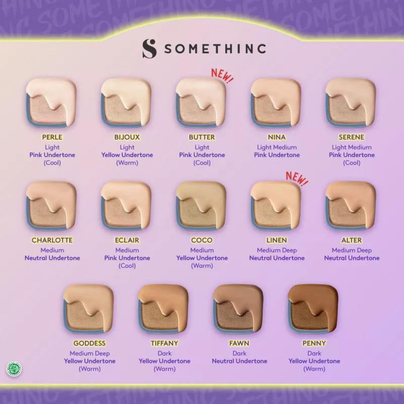 SOMETHINC Hooman Breathable UV Cushion Cover SPF 35 PA++/DNA Airbrush Breathable Powder Foundation