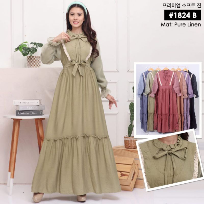Gamis Dress mix organza